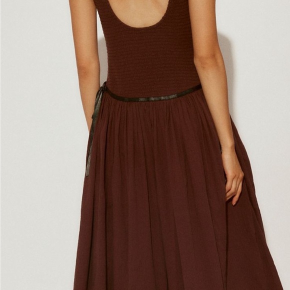 Free People Nightingale Seersucker Midi Dress - Picture 6 of 8